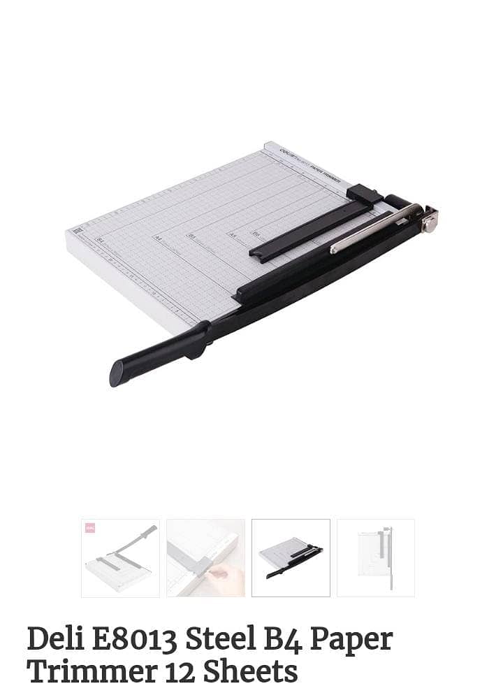 Deli E8013 Steel B4 Paper Trimmer 12 Sheets (negotiable price) 0