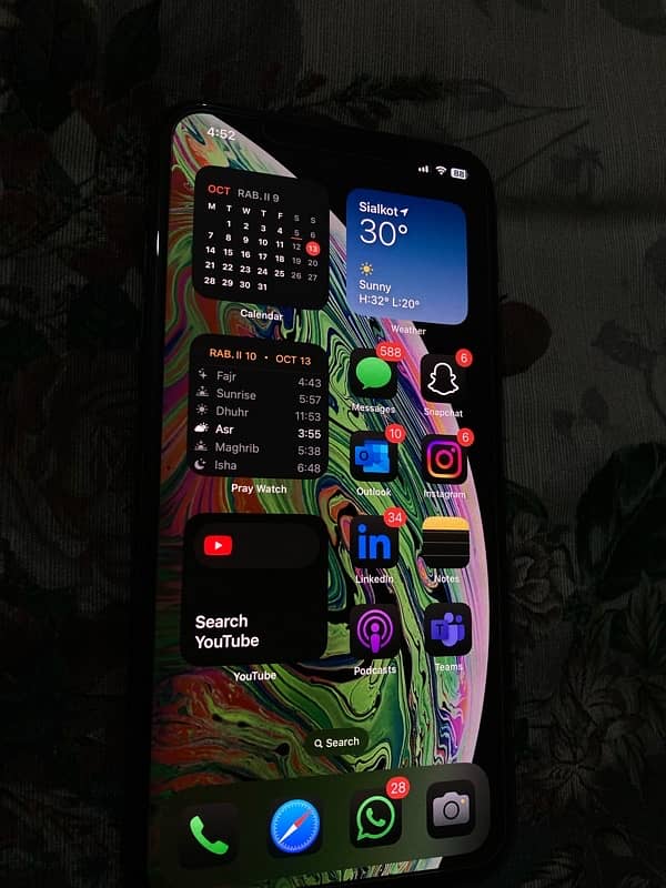 iphone xs max 256gb pta approved 3