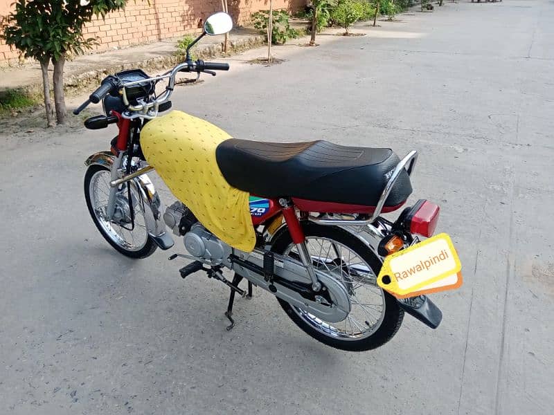 HONDA CD 70 RED COLOUR 2018 MODEL 0