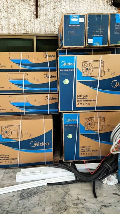 Midea  AND DIKENunit available split AC wall mounted. VRV . VRF .