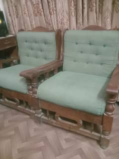 Pure Wooden Sofa Set is for Urgent Sale