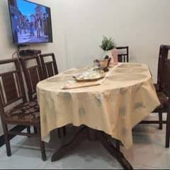 Dinign table with 6 chairs for sale