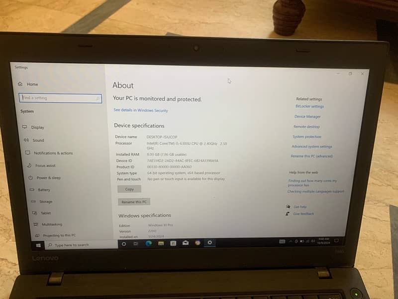 lenovo t460 1