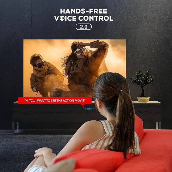 TCL C825.65 inch 4K TV Android Mini LED QLED with Wooden Console 9