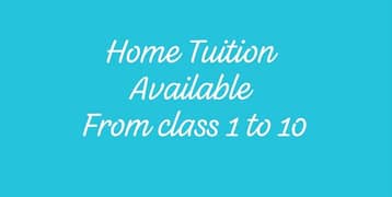 Home Tutor Service available 0