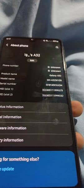 samsung A32 for sale urgent 6