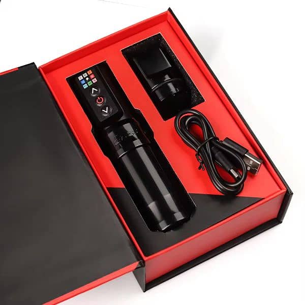 F L U X 2400mAh Powerful Professional Wireless Tattoo Pen Machine 11