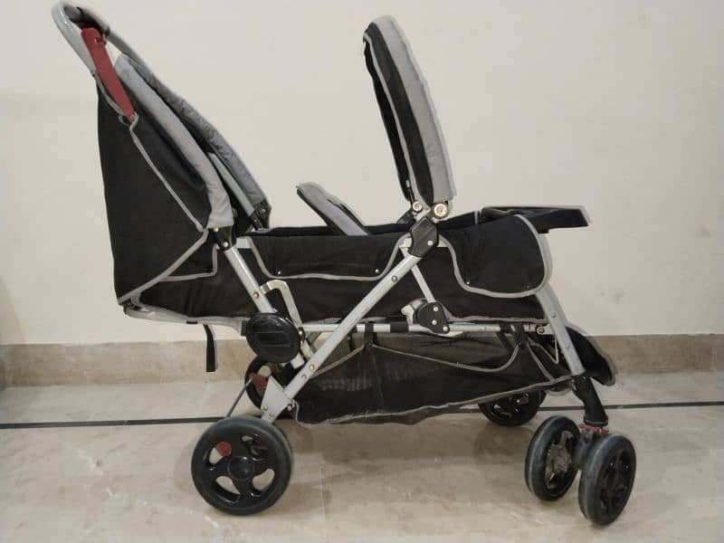 twin baby stroller (3in1) 6