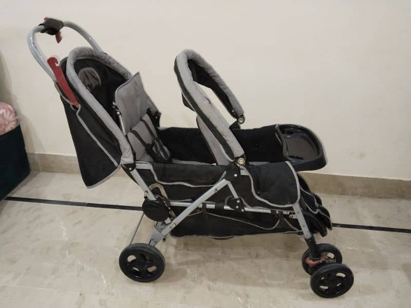 twin baby stroller (3in1) 12