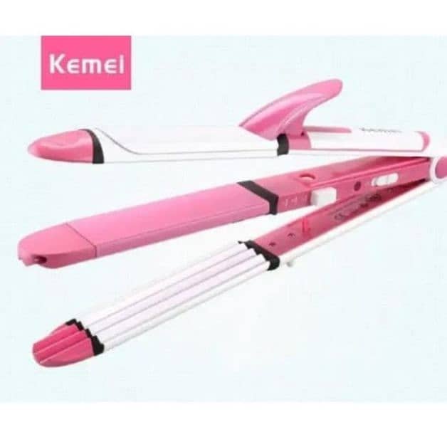 3 in 1 Hair straightner roller curler 2