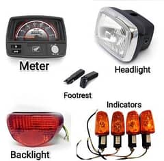 Bike Parts Set (meter,headlight,backlight,indicators,footrest)