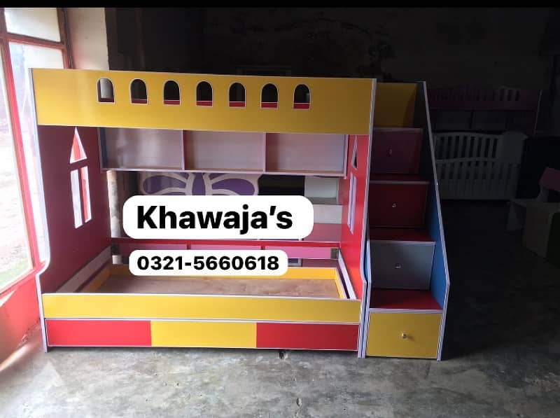 Bunk Bed ( khawaja’s interior Fix price workshop Rawalpindi 7