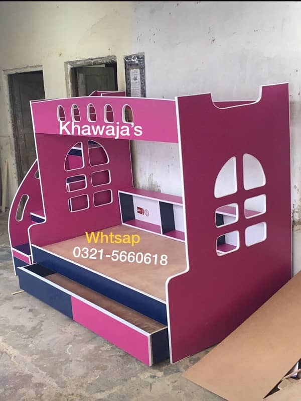 Bunk Bed ( khawaja’s interior Fix price workshop Rawalpindi 13