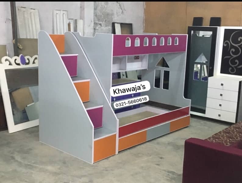 Bunk Bed ( khawaja’s interior Fix price workshop Rawalpindi 15