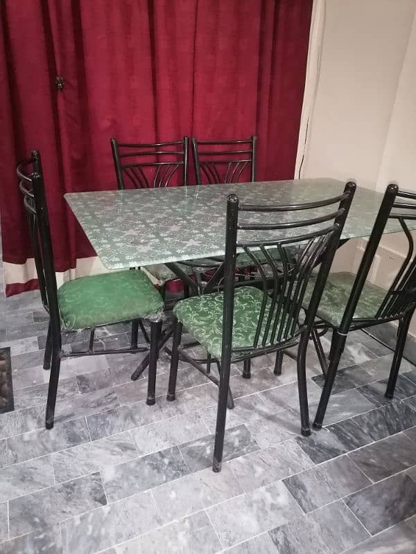 Dining table 6 chair set 0