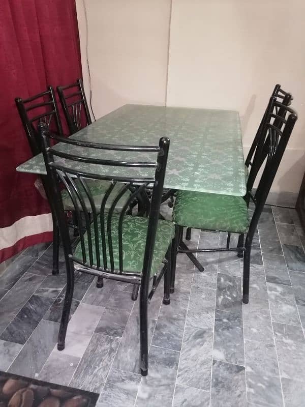 Dining table 6 chair set 1