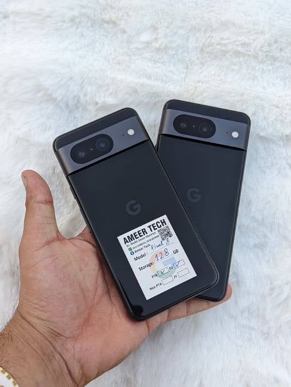 google pixel 8 /8A box pack Official & non pta water pack 4