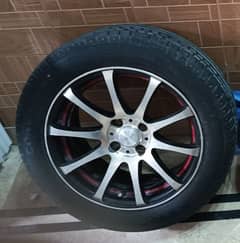 Alloy rim and tires 16 inch