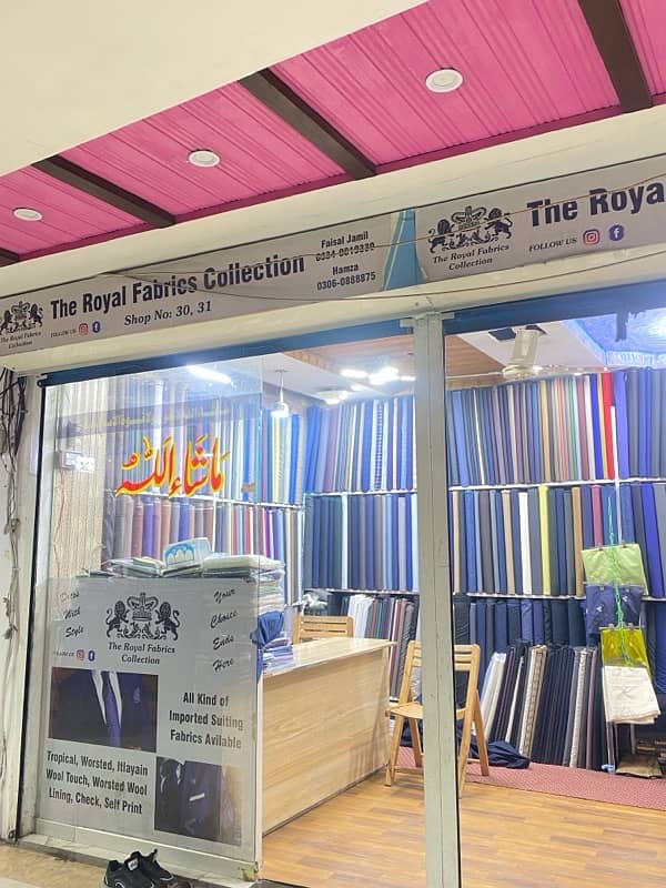 running gents imported fabric shop for sale 2