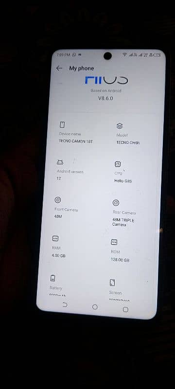 Tecno camon 18T 5