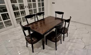 Dinning table & 6 chairs