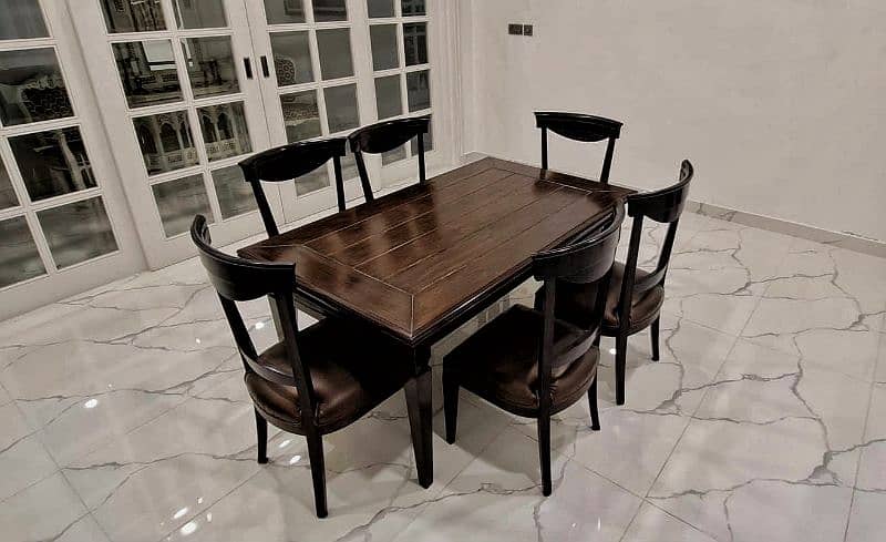 Dinning table & 6 chairs 0