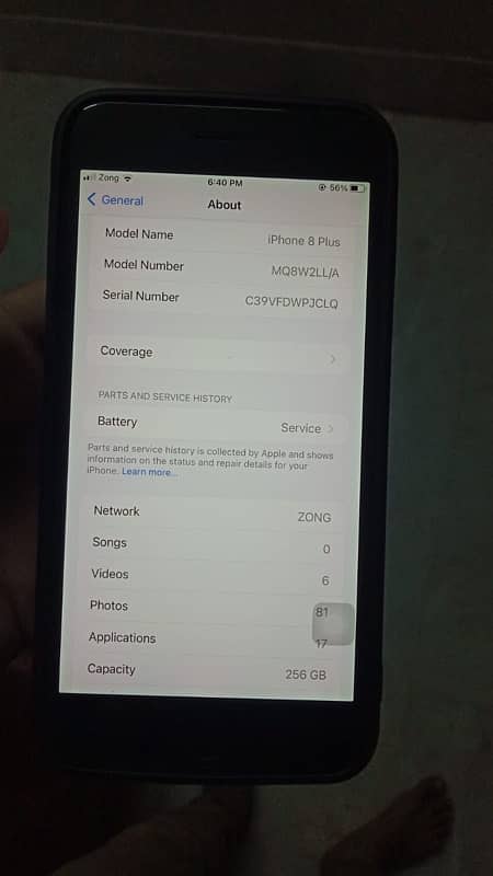 iphone 8 plus 256gb pta approved 2