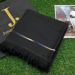 1 Pcs Men's Wool Plain Shawl