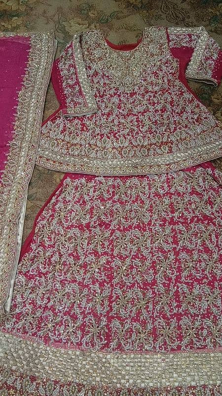 beautiful work bridal lehnga sale in low price heavy work pure kpraa 0