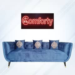 3 seater Sofa/ MoltyFoam inside / 0.75inch solid wood structure