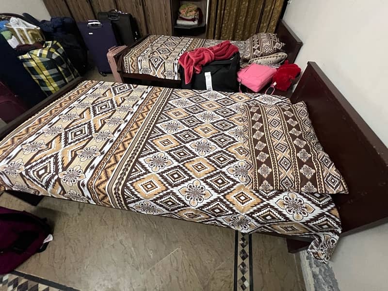 single bed with normal condition each 12k 0