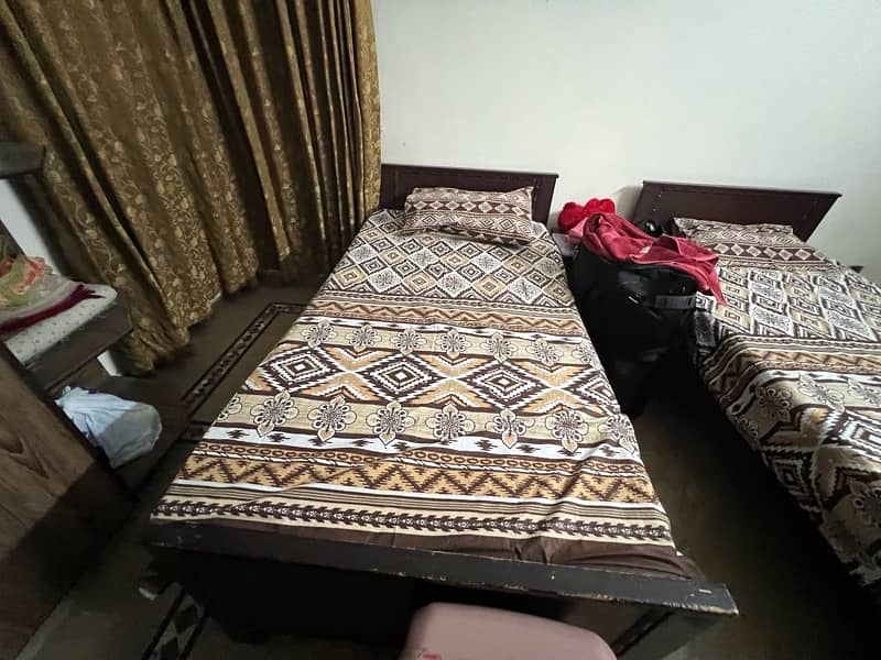 single bed with normal condition each 12k 3