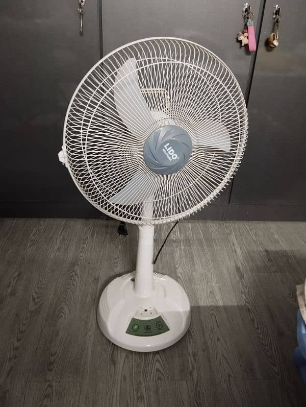 Slightly Used Rechargeable Fan with Dual Batteries 0