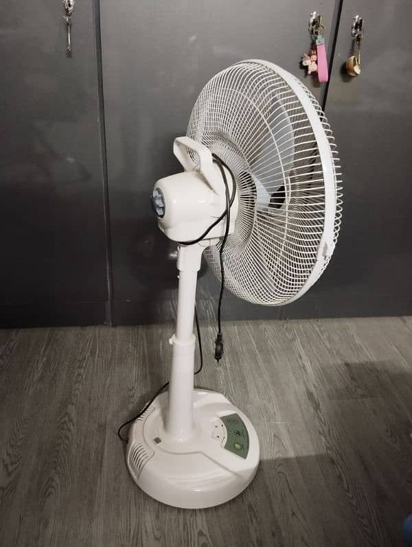 Slightly Used Rechargeable Fan with Dual Batteries 1