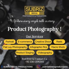 Products Photography Services Available