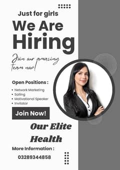 We are Hiring Girls for Online work