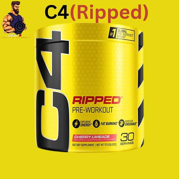 C-4 pre workout(30-60)Ripped. 1