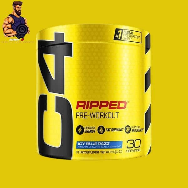 C-4 pre workout(30-60)Ripped. 2