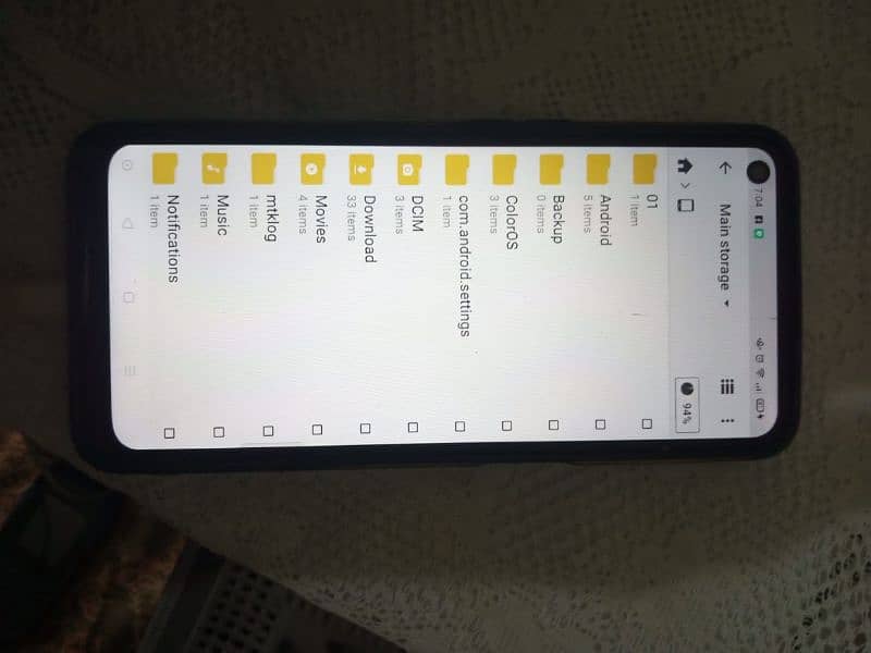 oppo a54 4/128 all ok minor glass break just mobile only 1