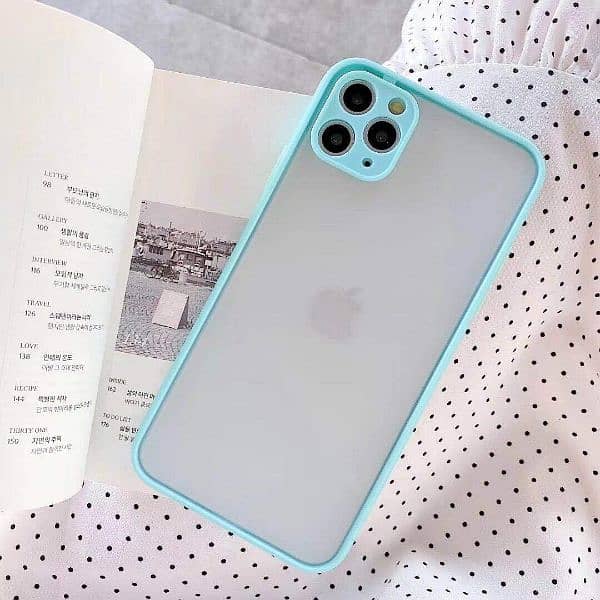 Frosted phone colour-sky Blue Shipped from china 1