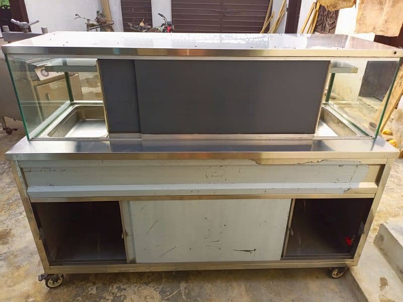 Hot Food Counter Steel Body. . . 03041777570 3