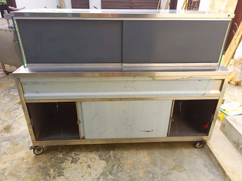 Hot Food Counter Steel Body. . . 03041777570 4