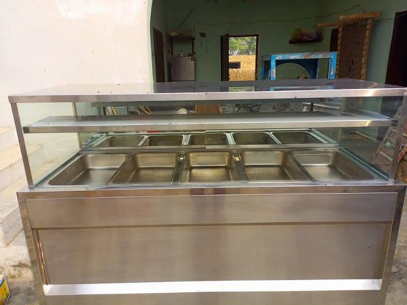 Hot Food Counter Steel Body. . . 03041777570 5