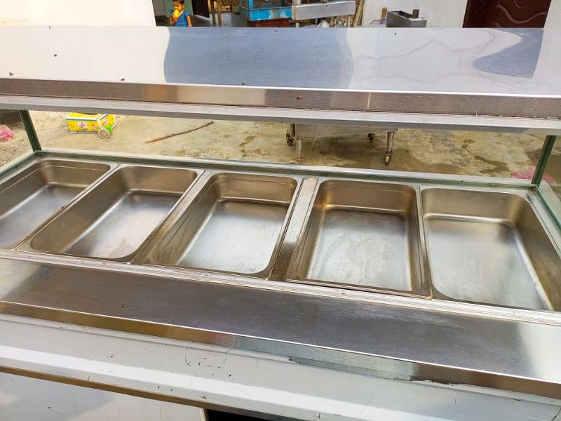 Hot Food Counter Steel Body. . . 03041777570 6