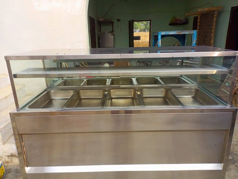 Hot Food Counter Steel Body. . . 03041777570 7