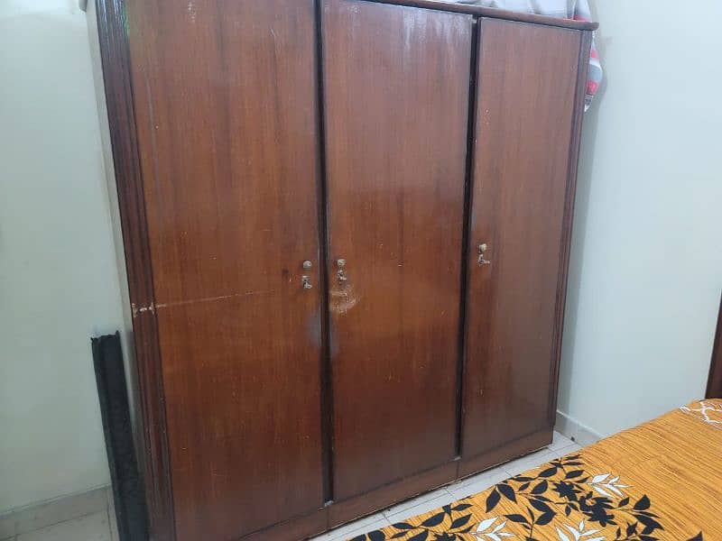 Bed and cupboard for sale. 3