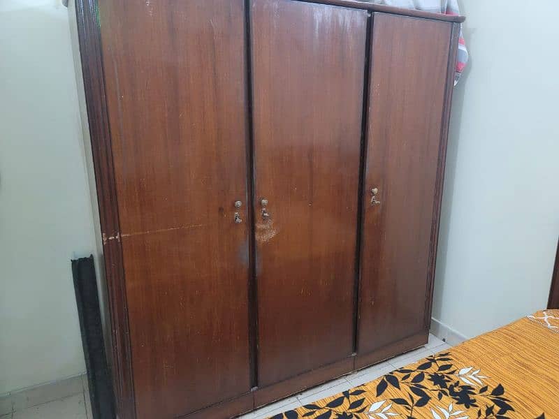 Bed and cupboard for sale. 4