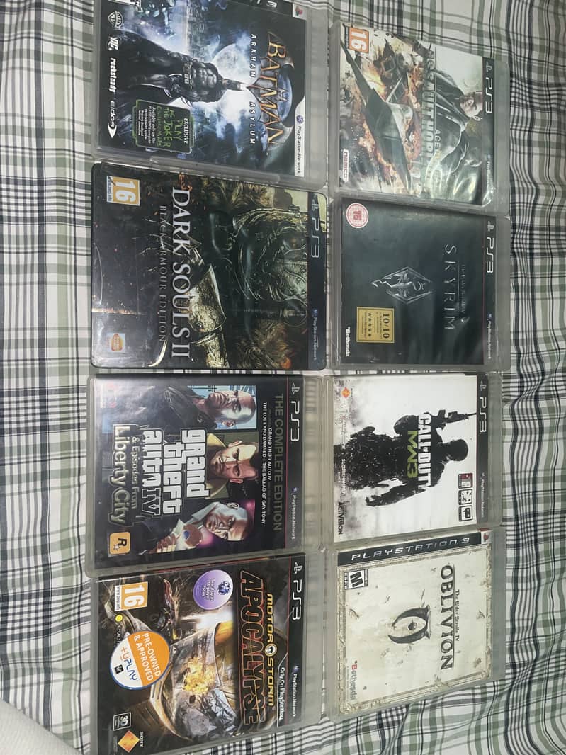 PS3 GAMES (8) Good Condition Sale 1