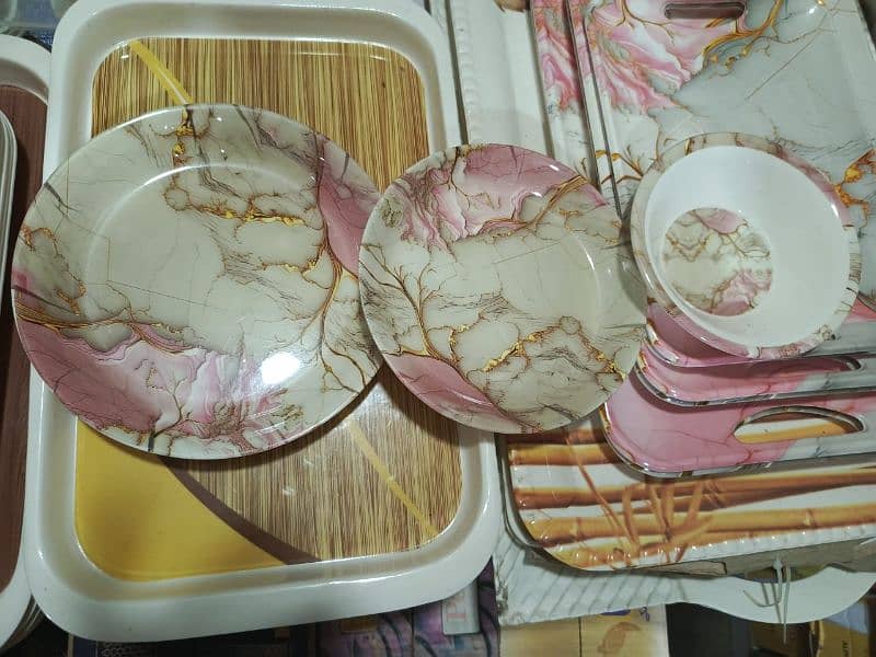 MARBLE STYLE DINNER SET 0