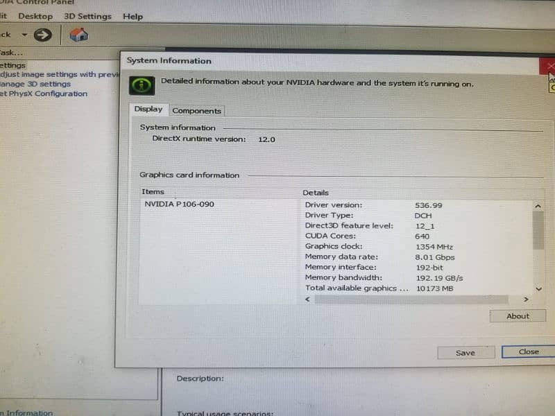 1060 6gb graphucs card nvidia p106 5